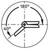 Plastic Hinge with Clamping Lever